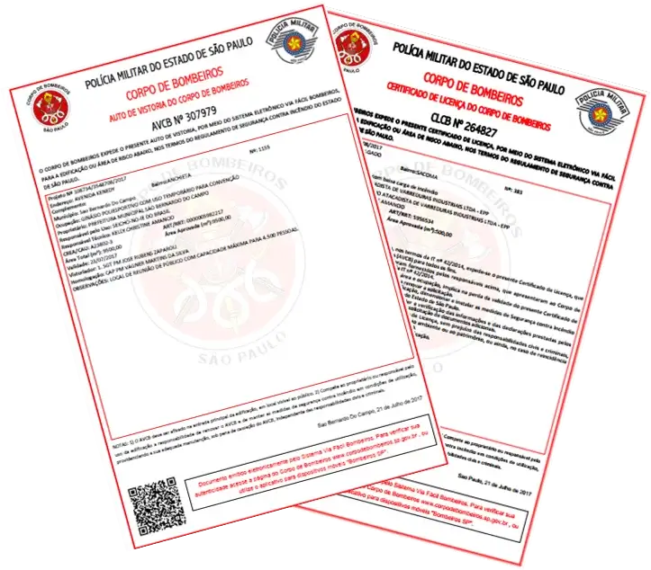 Exemplo de Laudo AVCB